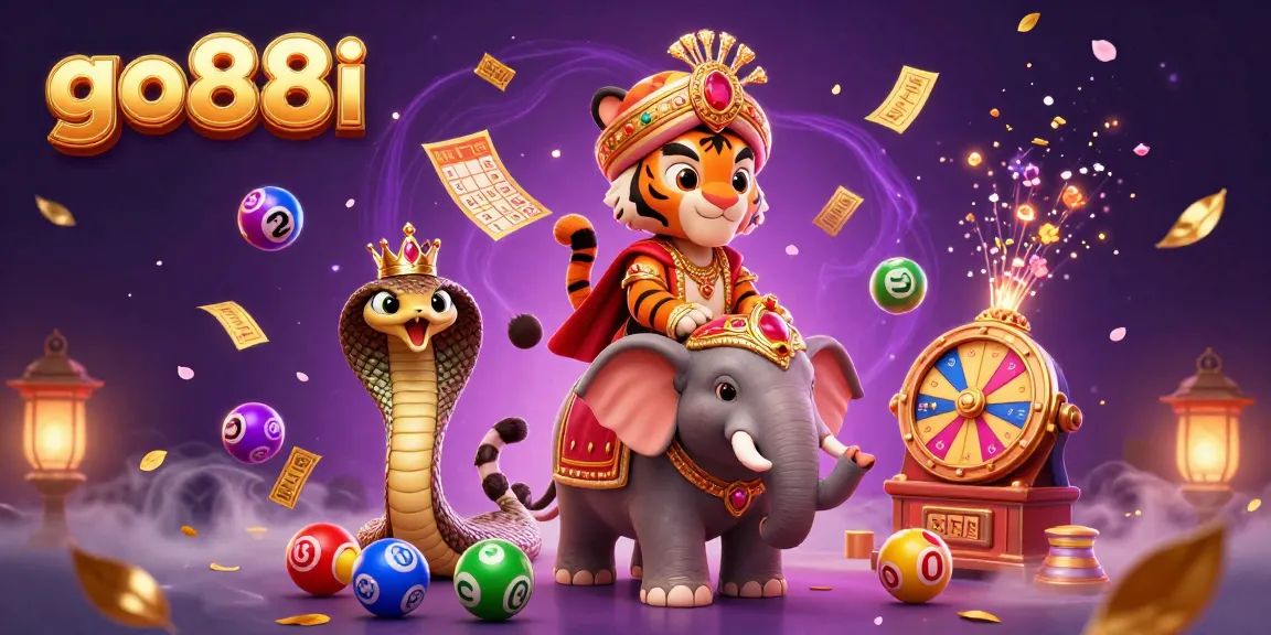 Experience the excitement at go88i with vibrant lottery games, lively characters, and thrilling casino visuals.