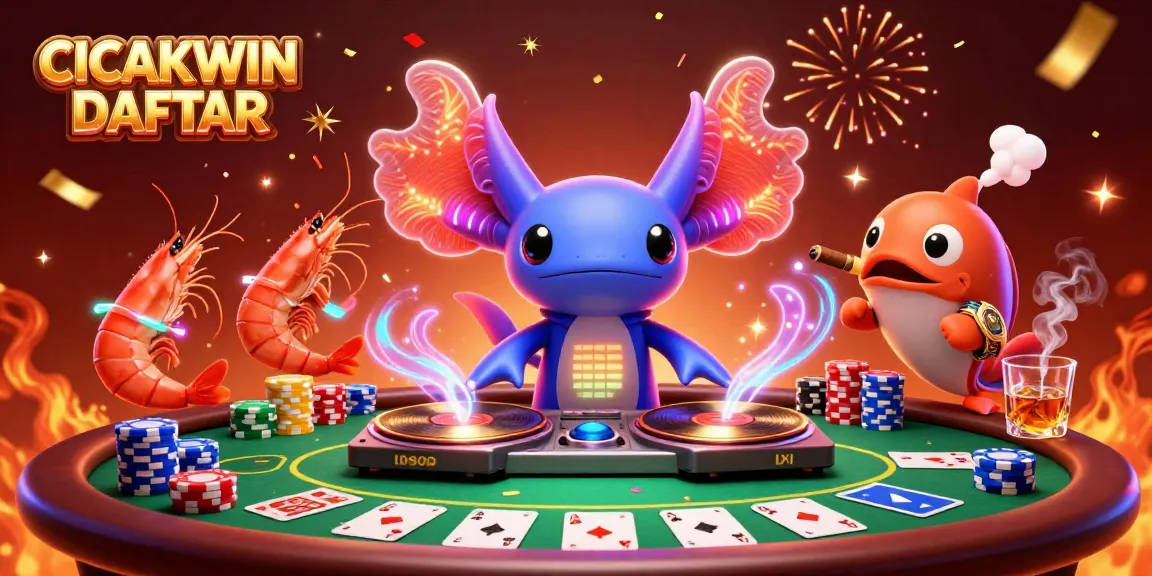 Engage in exciting gameplay with CICAKWIN DAFTAR featuring vibrant characters and dynamic casino elements.