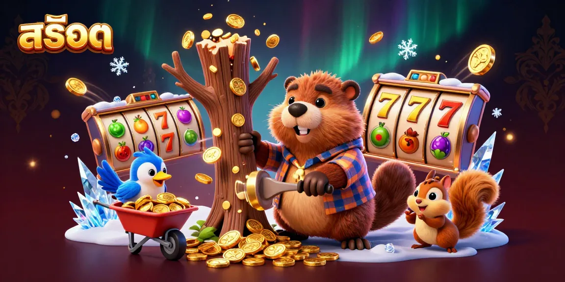 Experience the thrill of สล็อต with dynamic characters in a vibrant 3D casino setting.