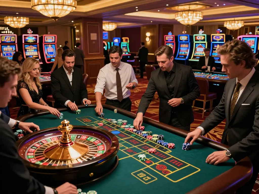 Experience the rush of placing bets at LODE 88's thrilling roulette table.