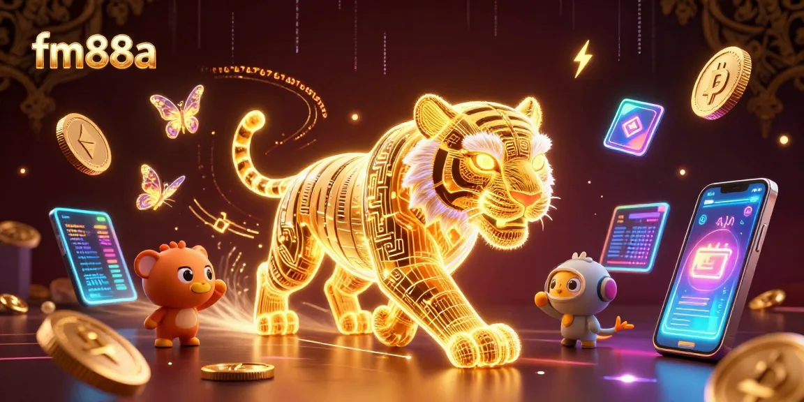 Experience thrilling gaming adventures at fm88a with vibrant, 3D animated casino visuals.