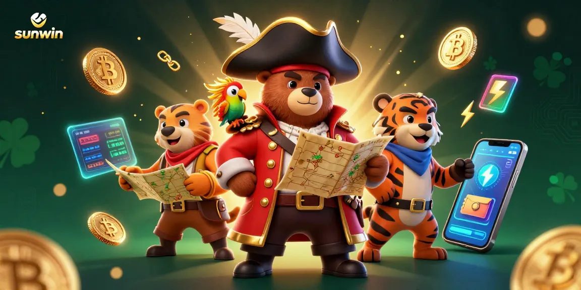 Engage in thrilling gaming adventures at sunwin with vibrant characters and exciting casino elements.