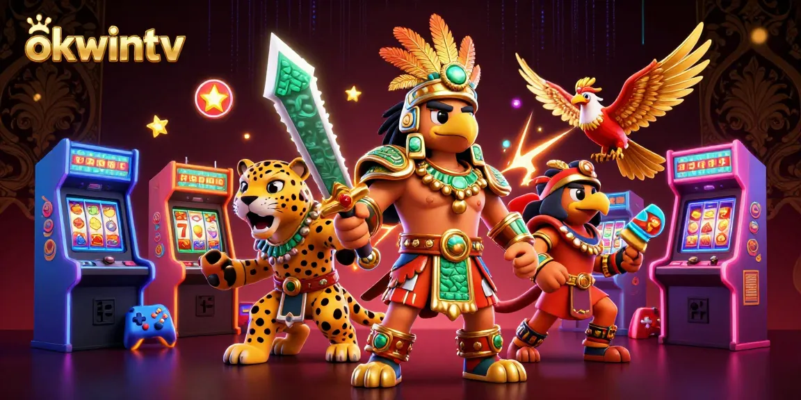 Experience exciting betting on okwintv with dynamic gameplay elements, vibrant characters, and rich casino imagery.
