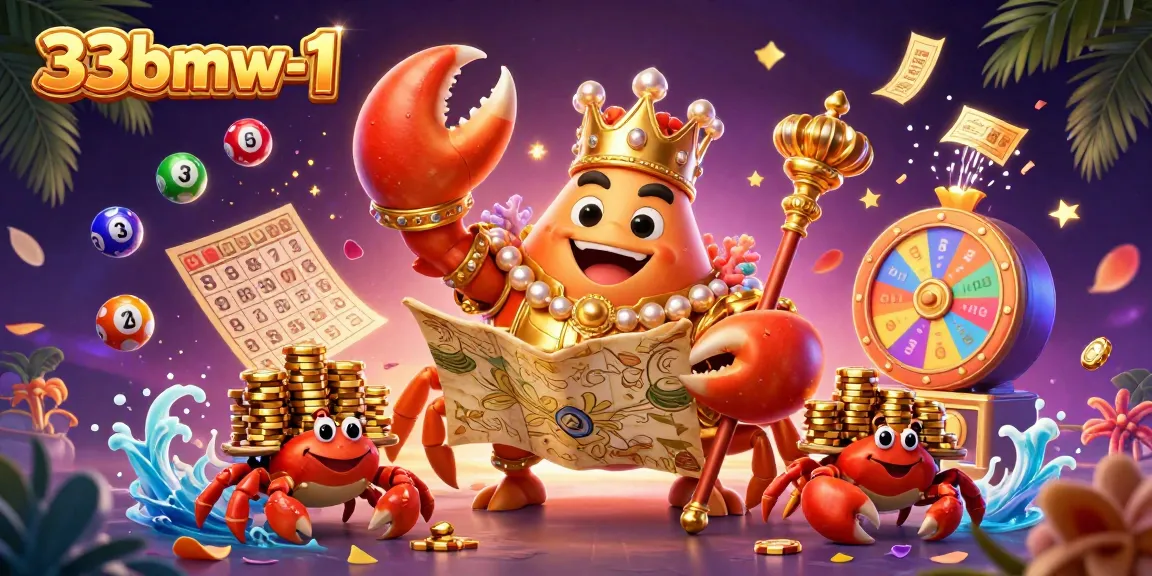 Experience 33bmw-1 exciting lottery action with a vibrant illustration showcasing dynamic characters and game elements.