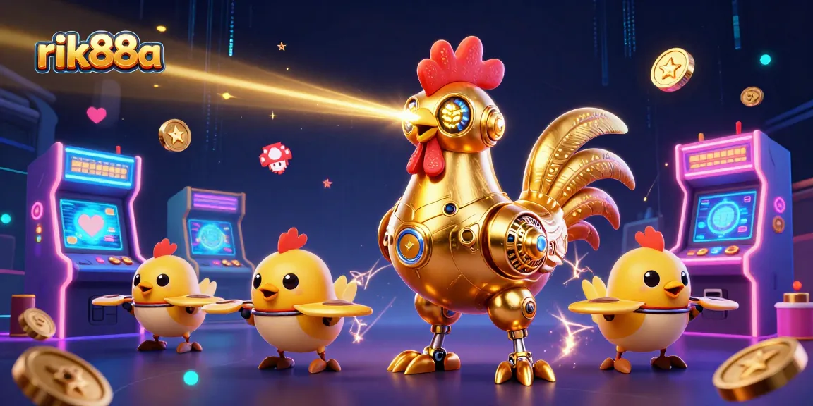 Engage with rik88a's dynamic casino experience featuring vibrant 3D characters and game elements.