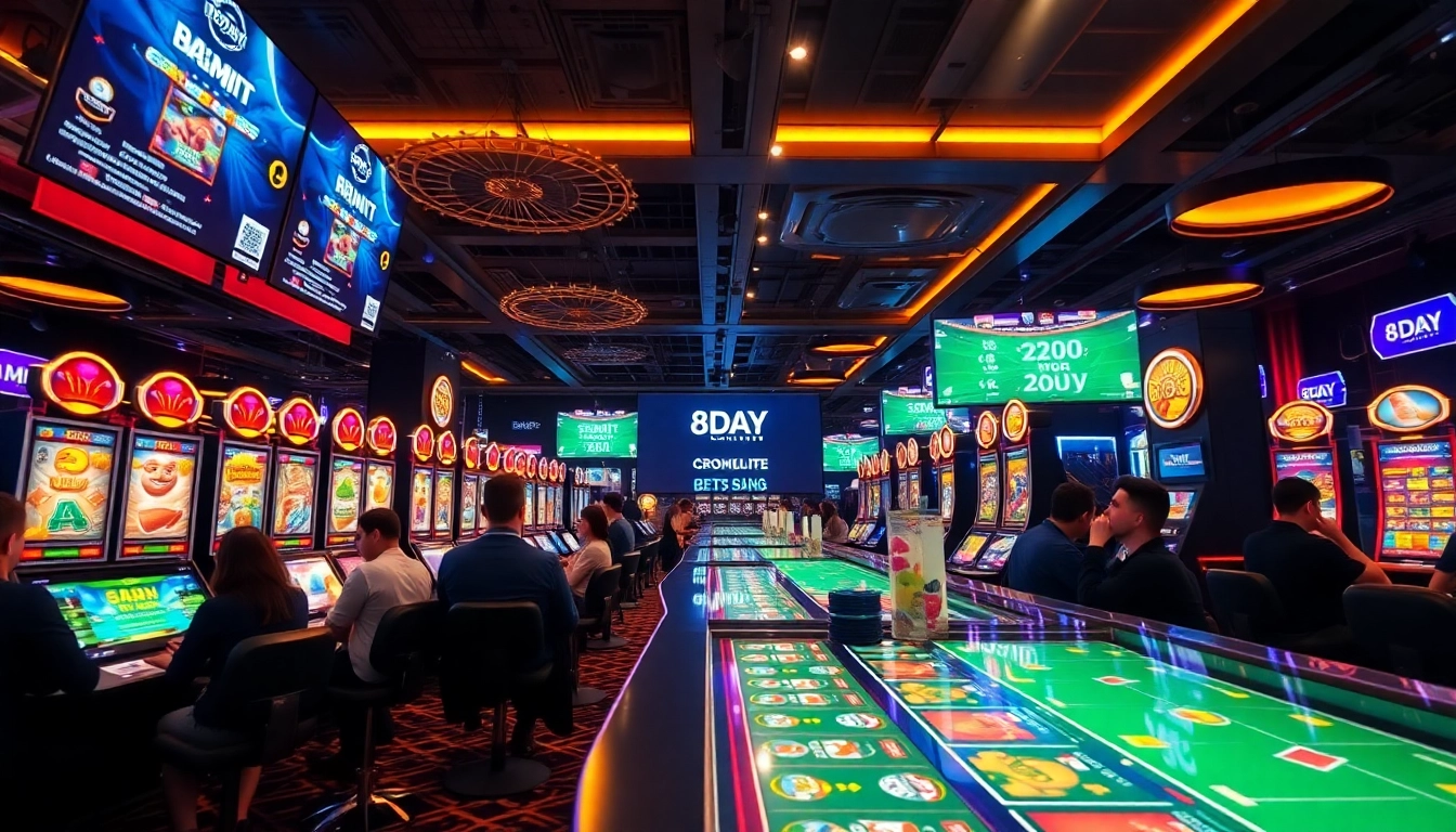 Experience the excitement of 8day link with vibrant online gaming and live dealer interactions.