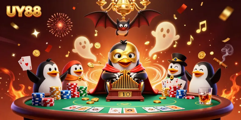 Các trò chơi tại UY88 mang đến trải nghiệm thú vị với yêu cầu chơi poker hấp dẫn và không gian sôi động.