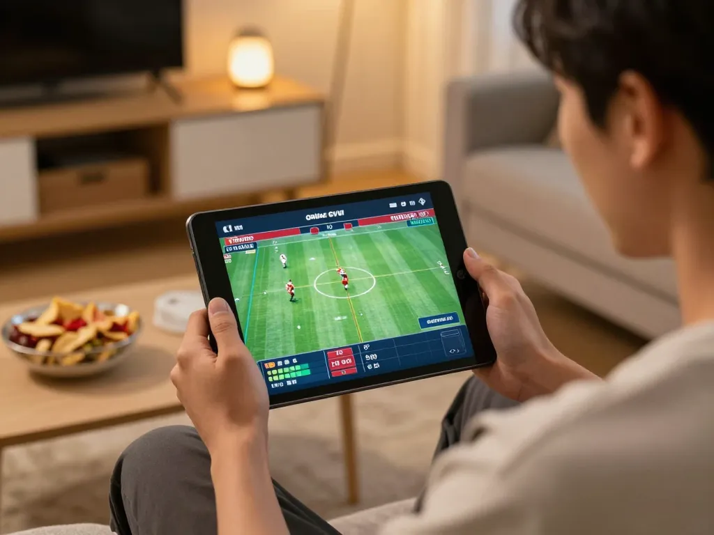 Engaging online GVUI Thomo gameplay demonstrated on tablet, showcasing live betting excitement