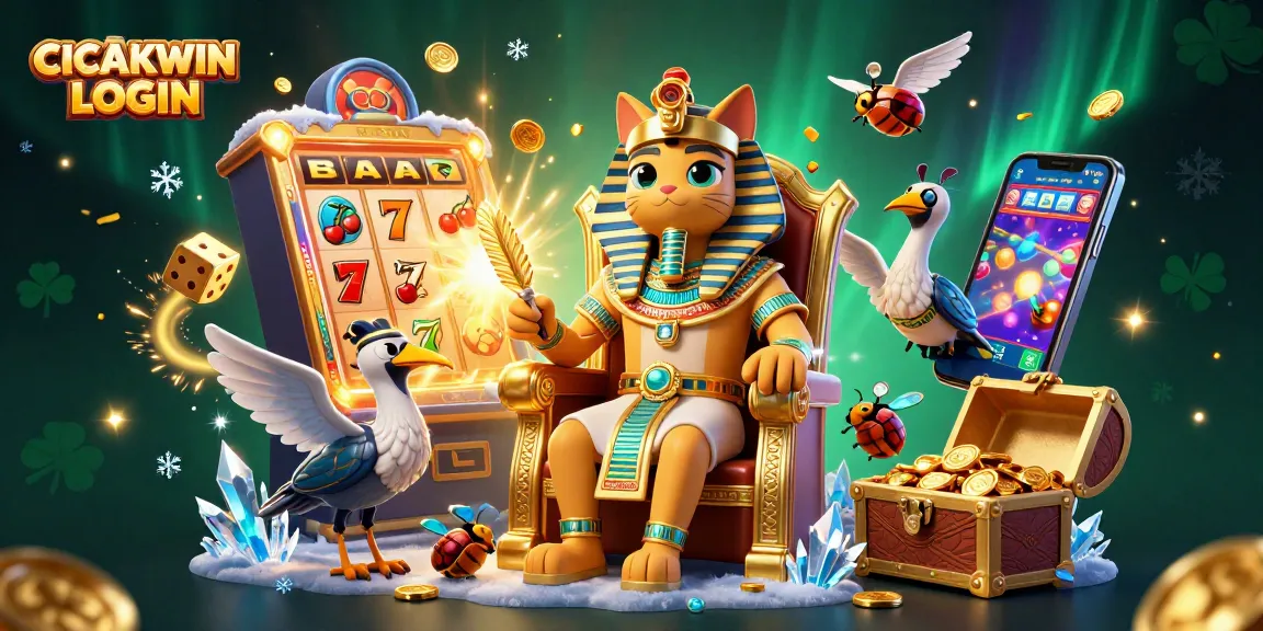 CICAKWIN LOGIN: Engage with thrilling slot adventures through vivid 3D illustrations.