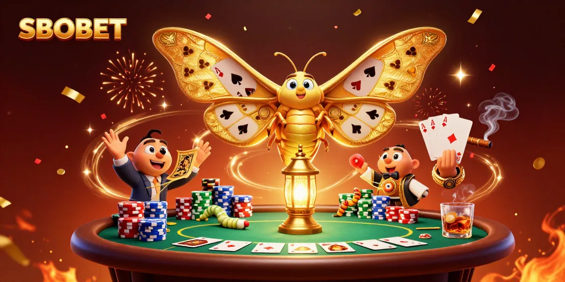 สนุกกับ SBOBET ด้วยภาพ 3D ของผีเสื้อและฉากคาสิโนที่น่าตื่นเต้น
