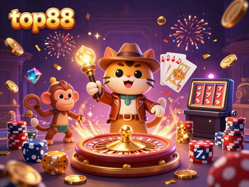 Experience the thrilling casino wonders of top88 with captivating explorers and treasures.