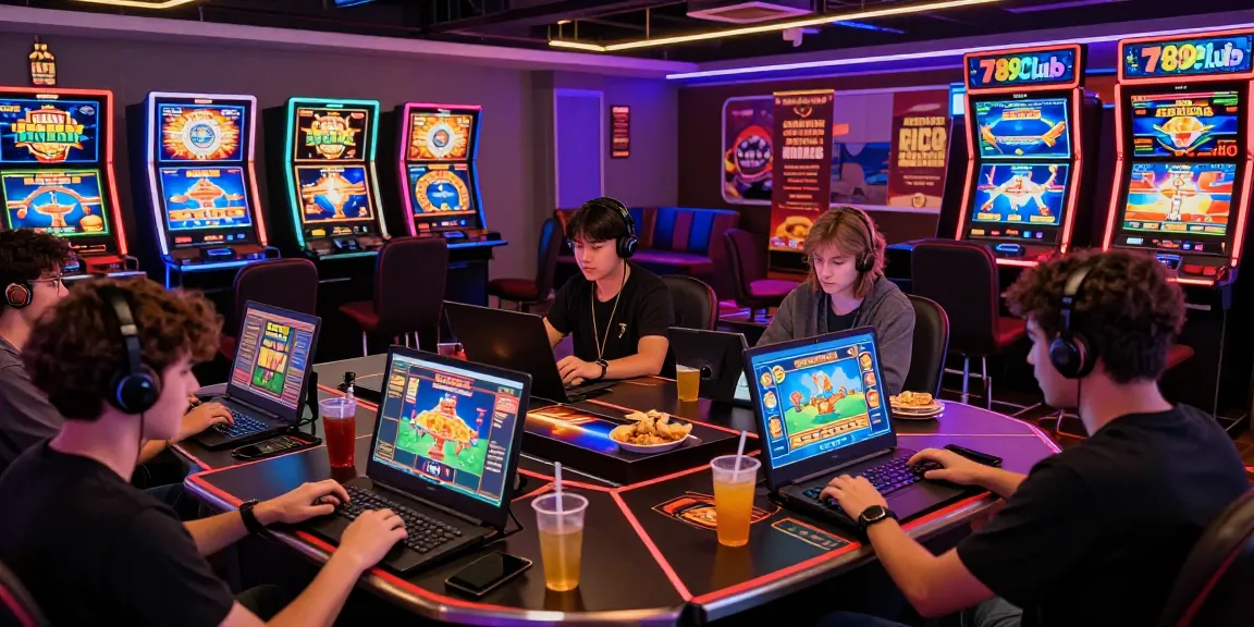 Players enjoying the vibrant online gaming experience at https://7899club.com/ with dynamic screens showcasing thrilling games.