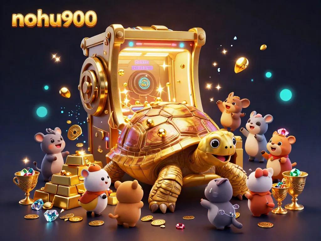 Noh900 offers an exciting gaming experience with dynamic slot reels and colorful gems.