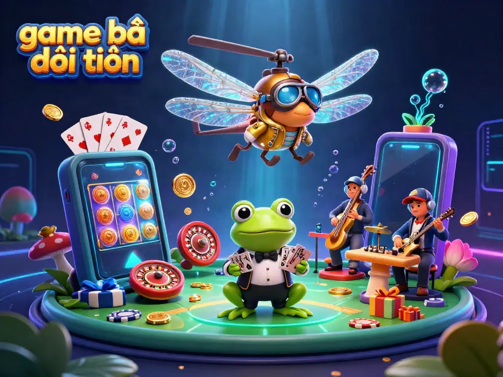 Engage with thrilling game bài đổi thưởng action as characters interact in a vibrant casino scene.