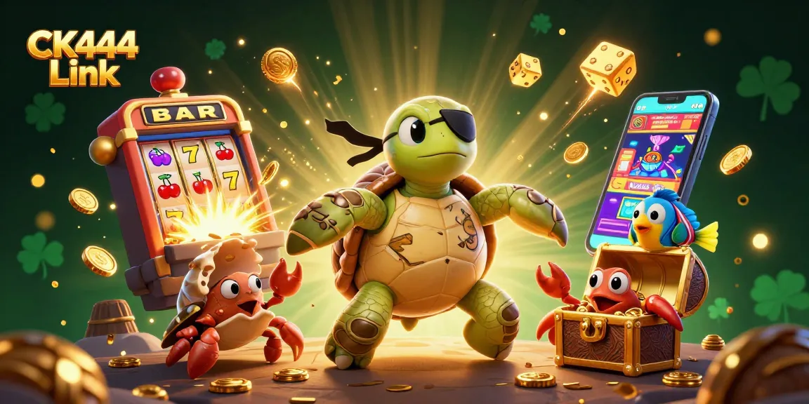 Experience the thrill with CK444 Link, featuring lively cartoon characters in a vibrant casino adventure.