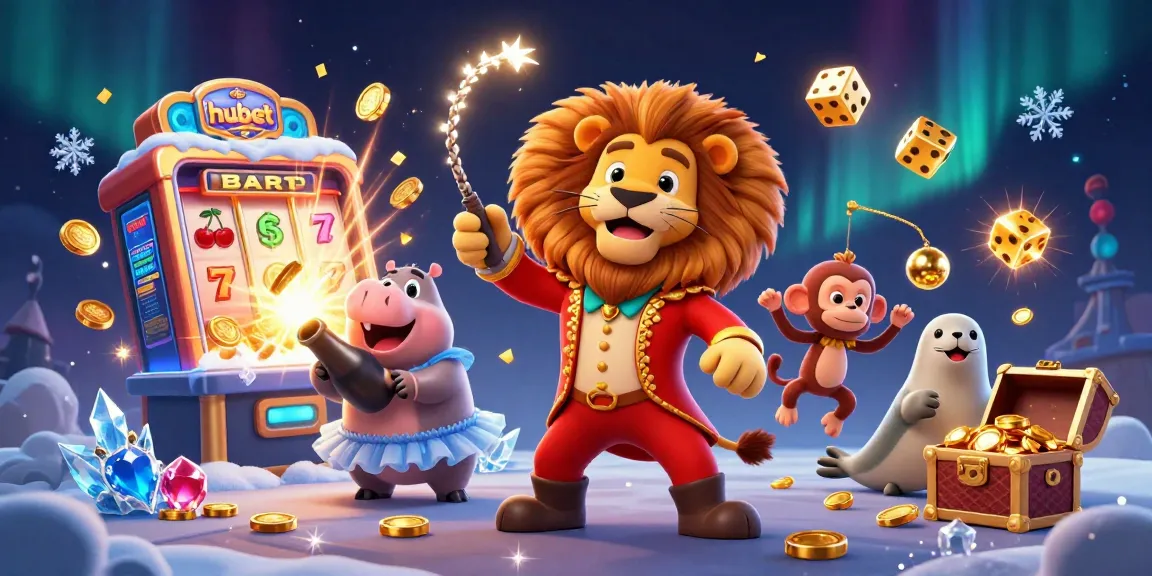 Experience thrilling slots and casino fun at hubet with vibrant characters and jackpot excitement.