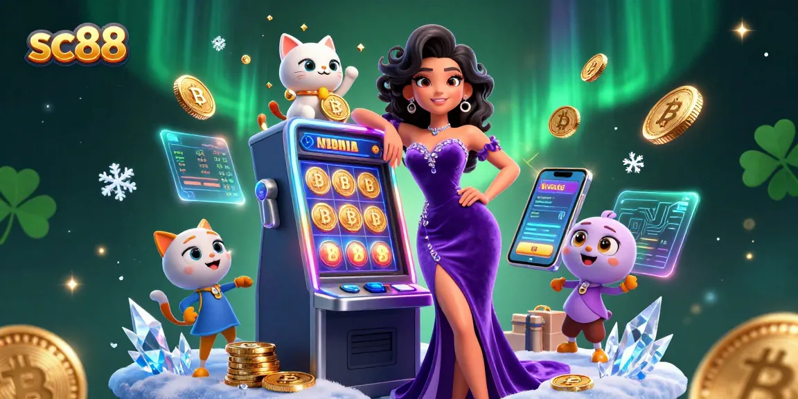 Play thrilling slots and win big with the vibrant sc88 gaming experience surrounded by animated fortune elements.