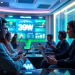 Engaging scene of 399W online betting platform showcasing casual games and user interactions.