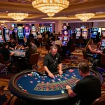 Players engaging in thrilling roulette games at a vibrant Las Vegas casino, embodying the excitement of max 79 gambling.