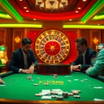 Experience high-stakes excitement with CM88 at a vibrant casino poker table.
