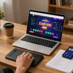 Engaging in gameplay on one88on during a cozy home gaming session, showcasing strategic choices.