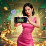 Engage with the pagcor online casino experience through a vibrant scene showcasing live dealer gaming.
