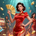 Spin the 98 win slots with exciting jackpots and glowing cryptocurrencies in a vibrant setting