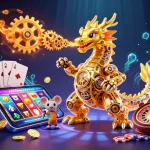 Experience high-stakes gameplay at hitclub1 featuring a dynamic 3D dragon and casino elements.