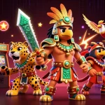 Experience exciting betting on okwintv with dynamic gameplay elements, vibrant characters, and rich casino imagery.