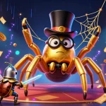 S8 combines engaging slots action with a dynamic casino scene featuring a golden tarantula and knight.