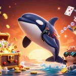 Experience the thrill at zbet with 3D animated characters celebrating big wins in a vibrant casino scene.