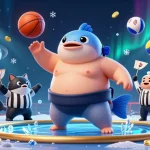 Experience thrilling action in F8BET's underwater gambling arena with colorful characters and vibrant gaming elements.